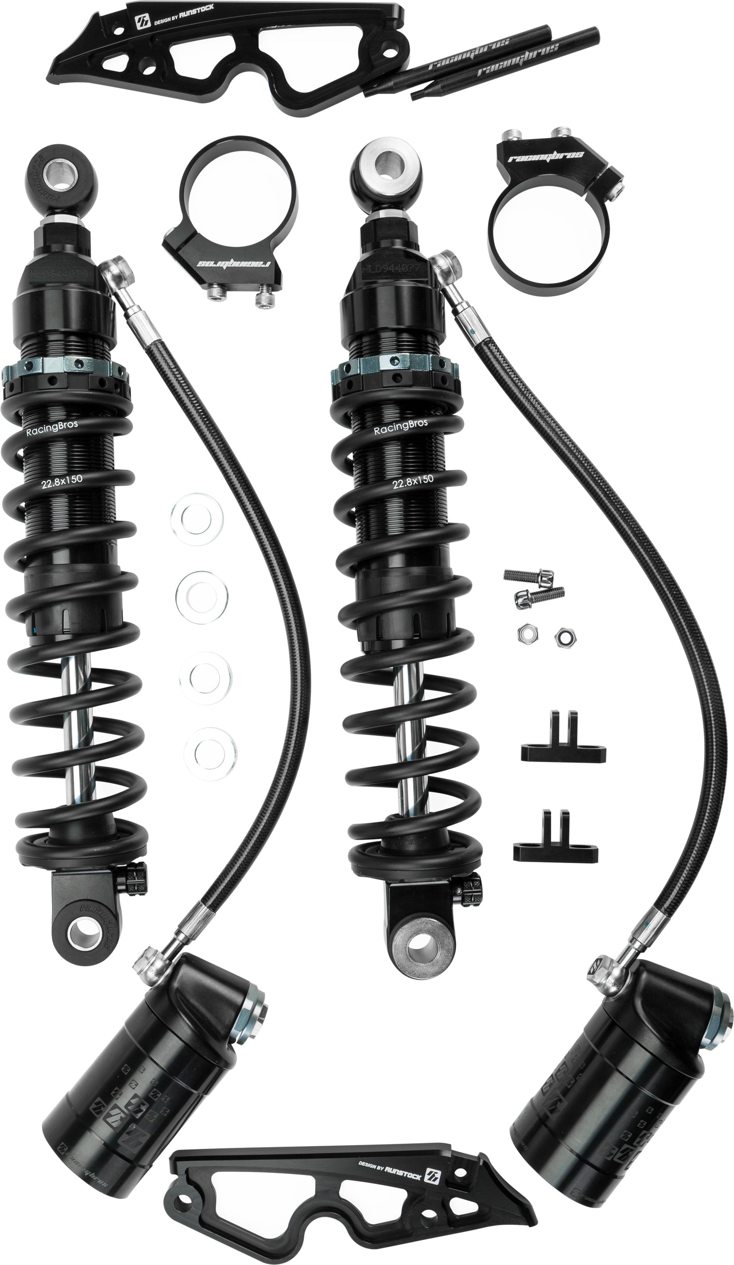 Racing Bros Touring Remote Reservoir Shocks