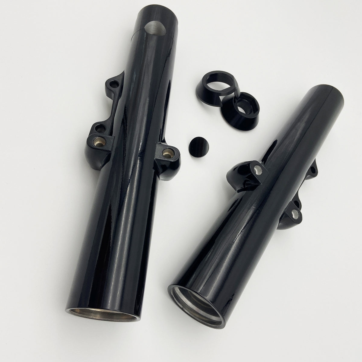 GeezerEngineering Triple-Tree, Fork-Slider, 49 mm Tubes, Rebuild Kit for Harley 2013 & earlier Touring (Fork-Sliders)