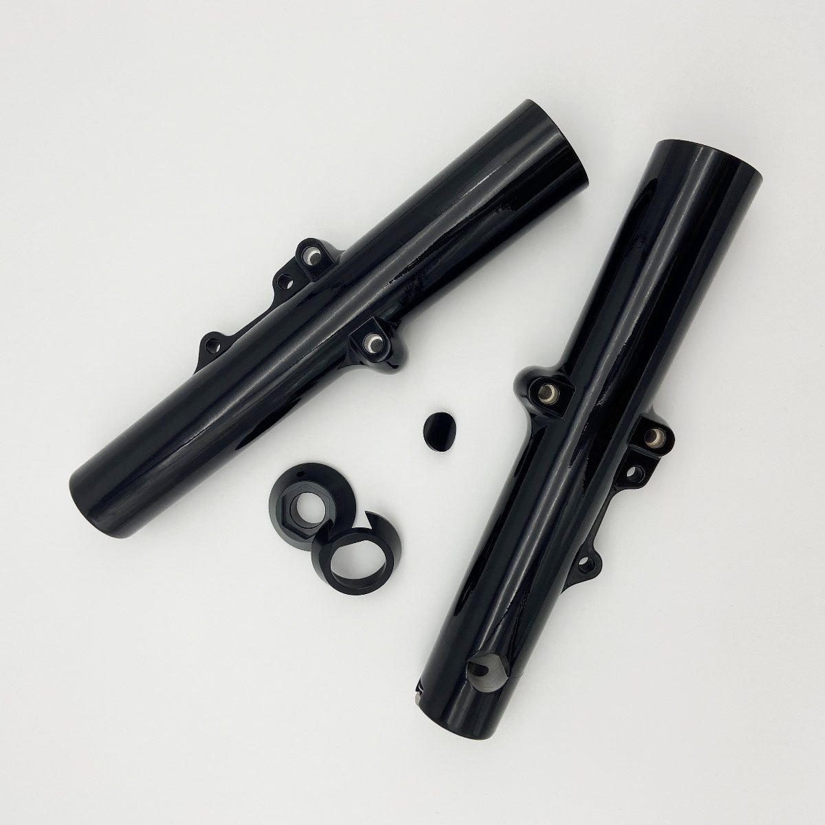 GeezerEngineering Triple-Tree, Fork-Slider, 49 mm Tubes, Rebuild Kit for Harley 2013 & earlier Touring (Fork-Sliders)