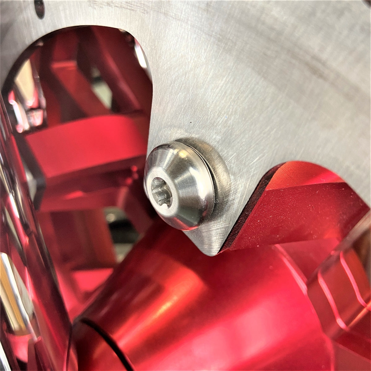 GeezerEngineering GR5 Titanium Rotor Bolt Kit (10 pcs.) for Harley