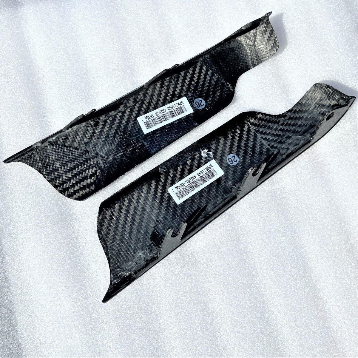 GeezerEngineering Products Carbon Fiber Side Filler Panel Rear Fender 2008 & earlier Harley Touring Models